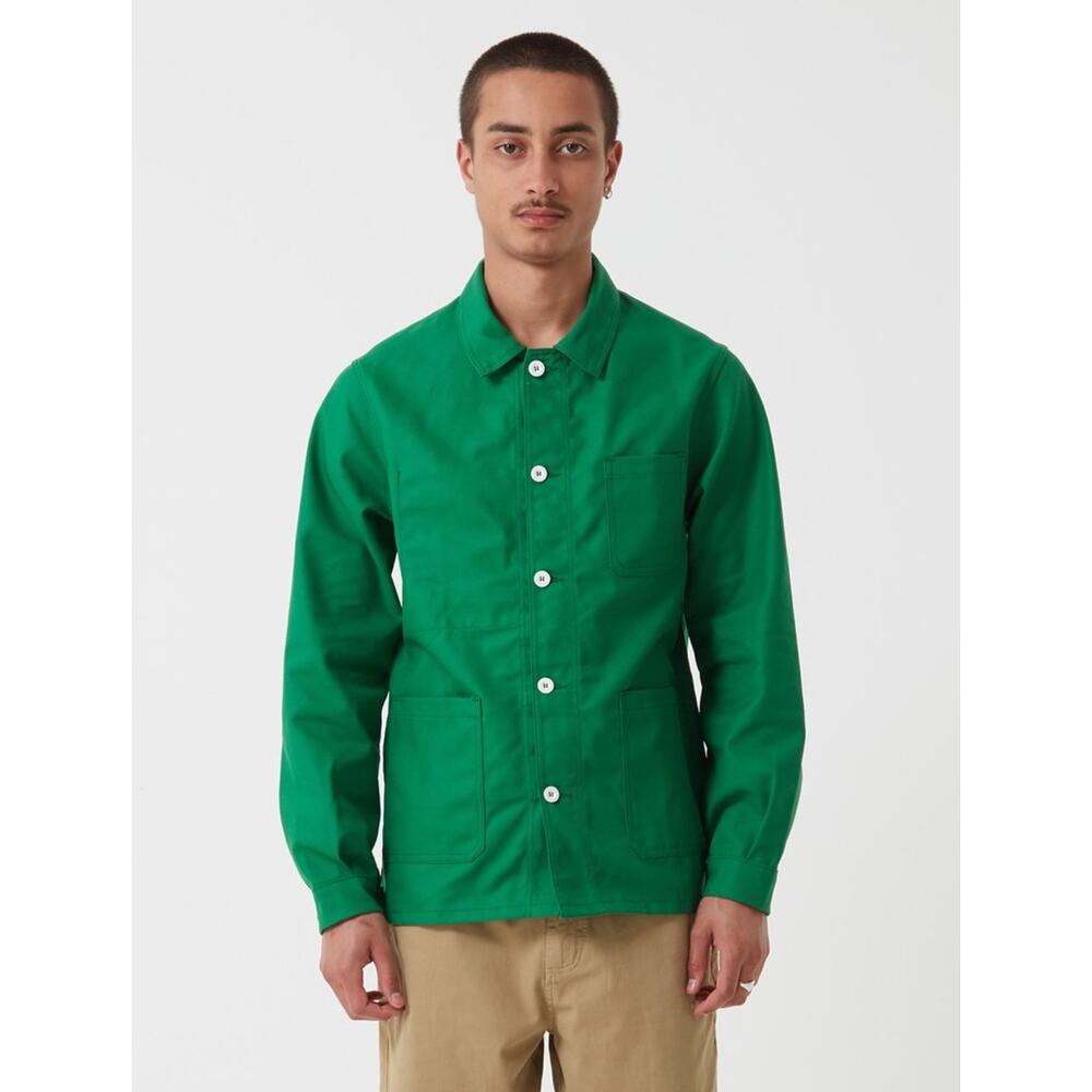 Laboureur Green Polycotton Work Chore Jacket Size Medium